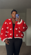 Sweet Heart Chunky Cardigan