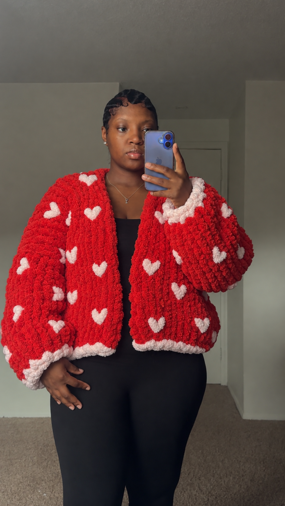 Sweet Heart Chunky Cardigan