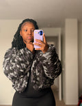 Midnight Camo Chunky Cardigan