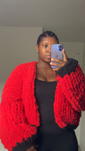 Crimson & Onyx Chunky Cardigan